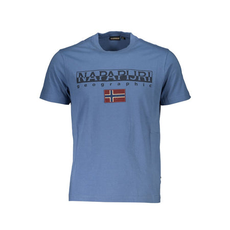 Napapijri Blue Cotton T-Shirt