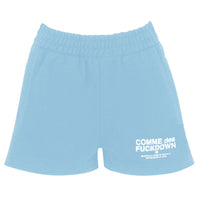 Comme Des Fuckdown Blue Cotton Short