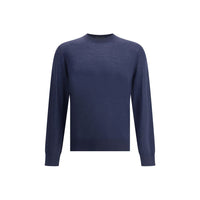 Dsquared² Blue Fleece Wool Sweatshirt