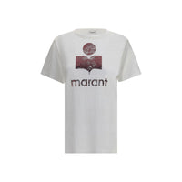 Marant Etoile White Linen T-Shirt