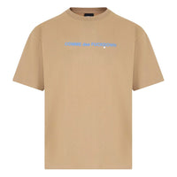 Comme Des Fuckdown Brown Cotton T-Shirt