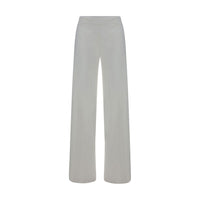 Avenue Montaigne White Rayon Casual Pants