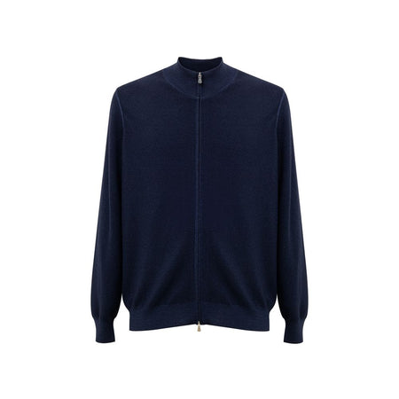 Gran Sasso Blue Wool T-Shirt