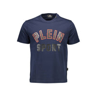 Plein Sport Blue Cotton T-Shirt