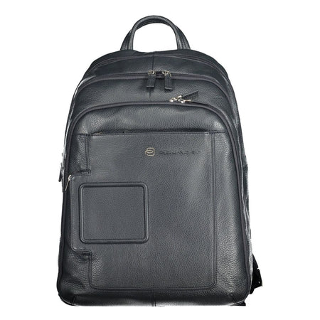 Piquadro Blue Leather Backpack