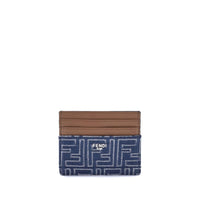 Fendi Denim Card Holder