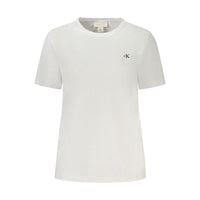 Calvin Klein White Cotton Tops & T-Shirt