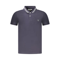 Guess Jeans Blue Cotton Polo Shirt