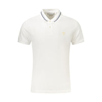 Guess Jeans White Cotton Polo Shirt