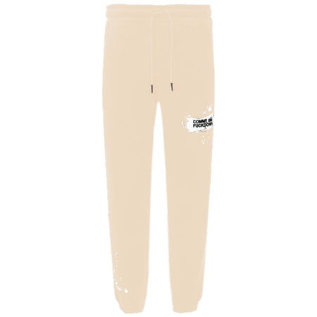 Comme Des Fuckdown Beige Cotton Jeans & Pant