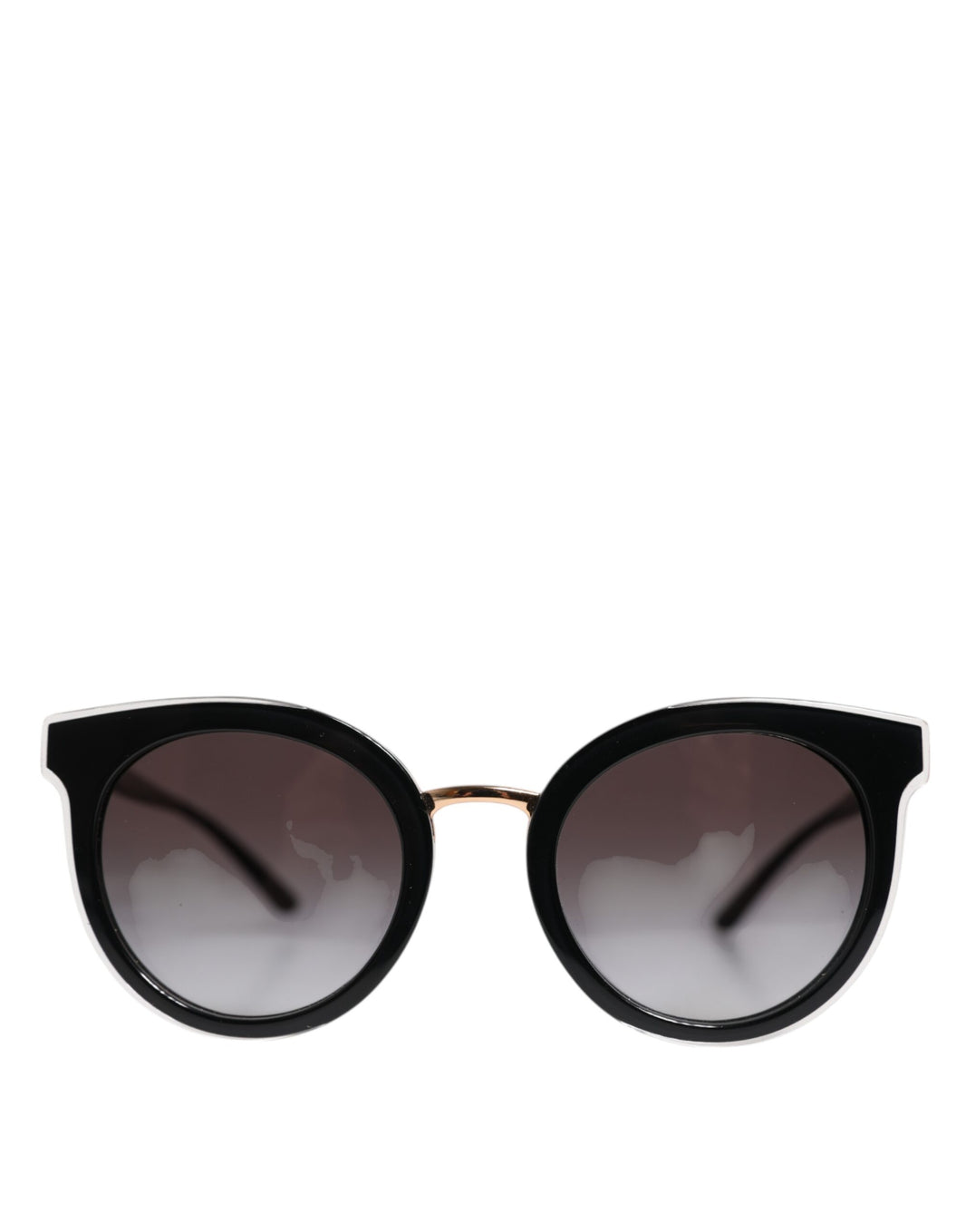 Dolce & Gabbana Black Transparent Trim Round DG4371-F Eyewear Sunglasses