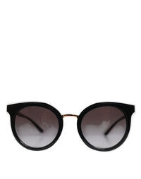 Dolce & Gabbana Black Transparent Trim Round DG4371-F Eyewear Sunglasses