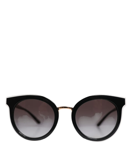 Dolce & Gabbana Black Transparent Trim Round DG4371-F Eyewear Sunglasses