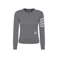 Thom Browne Gray Cotton Sweatshirt