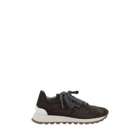 Brunello Cucinelli Black Rubber Platform Sneakers