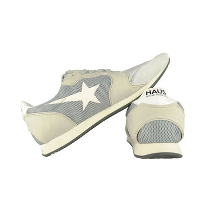 Golden Goose Gray Leather Mens Sneaker