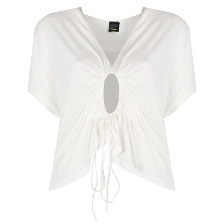 PINKO White Viscose Tops & T-Shirt