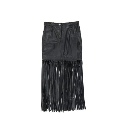 Boutique Moschino Leather Skirt