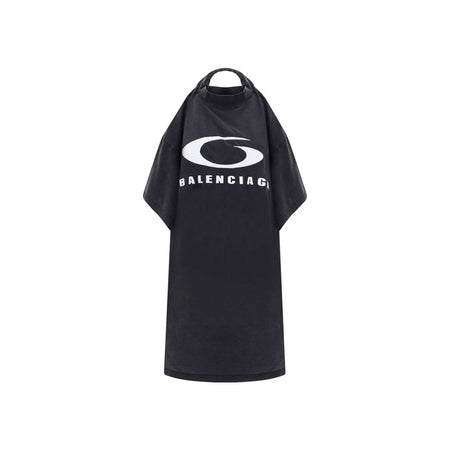 Balenciaga Icon Print T-shirt Dress