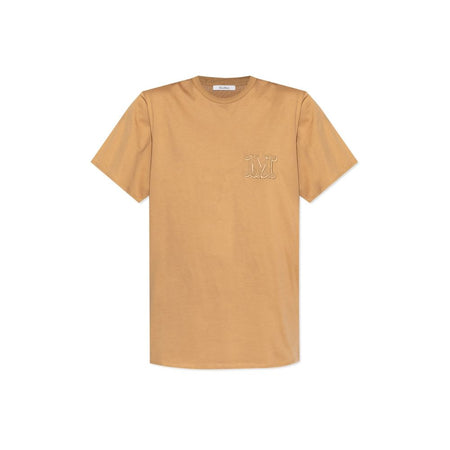 Max Mara Mango logo-embroidered T-shirt