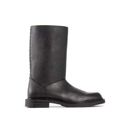 Fendi Leather Frame Boots