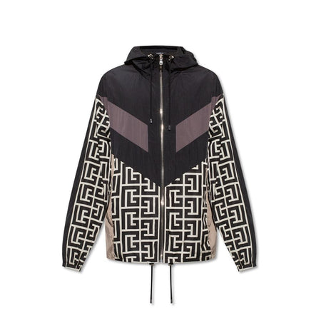 Balmain Nylon Monogram Jacket