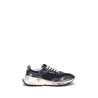Dsquared² Black Calf Leather Bos Taurus Athletic Sneakers