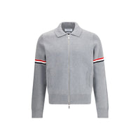 Thom Browne Gray Nylon Sweatshirt
