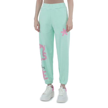 Comme Des Fuckdown Green Cotton Jeans & Pant