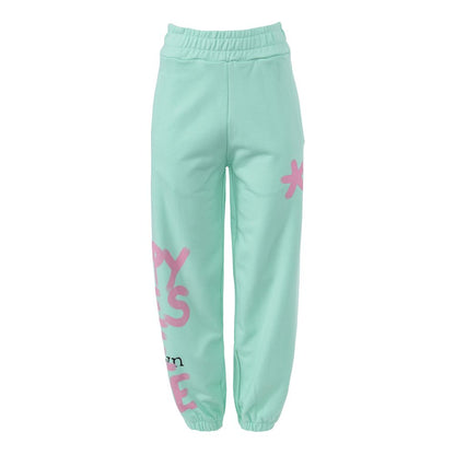 Comme Des Fuckdown Green Cotton Jeans & Pant