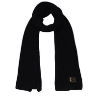 Dolce & Gabbana Black Cashmere Scarf