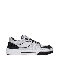 Dolce & Gabbana White Leather Low Top Sneakers