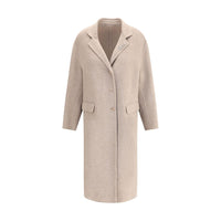 Ermanno Scervino Beige Wool Coat