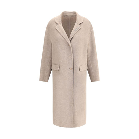 Ermanno Scervino Beige Wool Coat