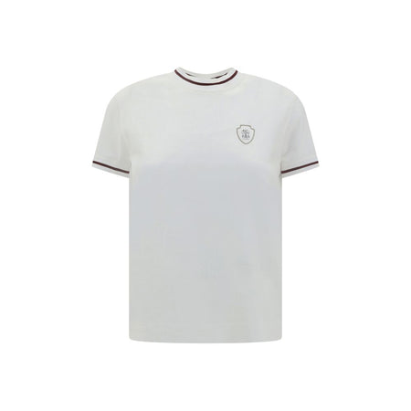 Brunello Cucinelli White Cotton T-Shirt