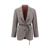 Brunello Cucinelli Brown Wool Blazer