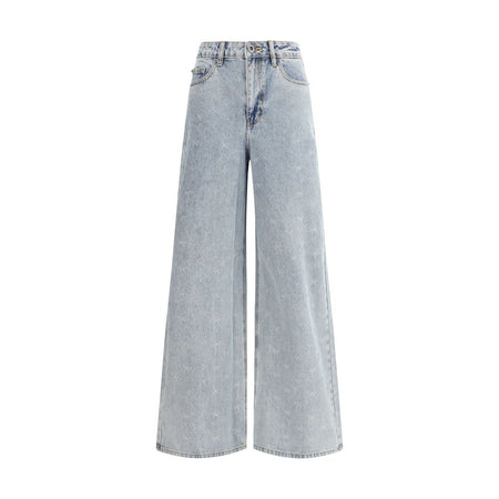 Self-Portrait Bow Diamond Jeans