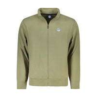 North Sails Green Cotton Men Sweater