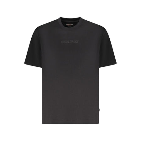 Guess Jeans Black Cotton Men Oversize T-Shirt