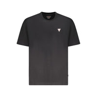 Guess Jeans Black Cotton Men T-Shirt