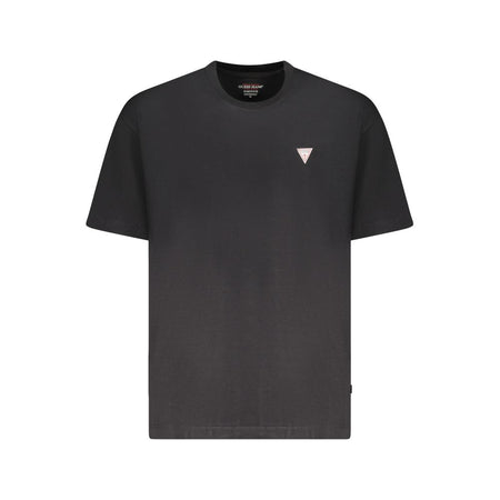 Guess Jeans Black Cotton Men T-Shirt