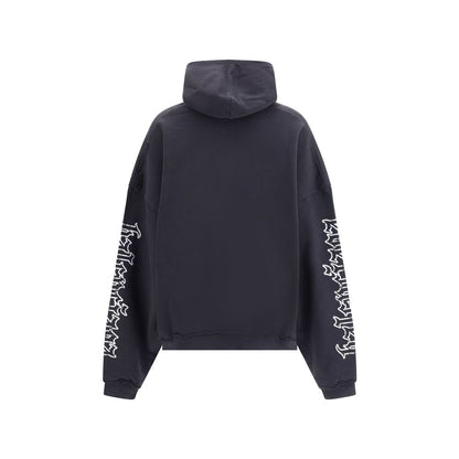 Balenciaga Blackletter script motif Hoodie