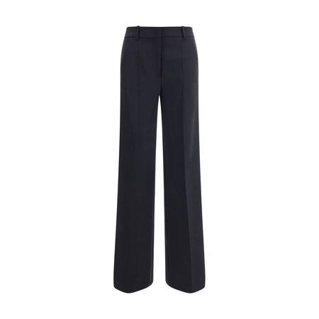 P.A.R.O.S.H. Black Fleece Wool Casual Pants