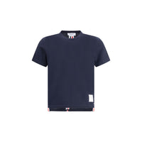 Thom Browne Blue Cotton T-Shirt