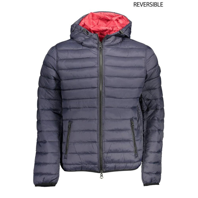 U.S. POLO ASSN. Blue Nylon Men's Reversible Jacket by U.S. POLO ASSN.
