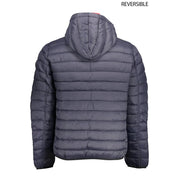 U.S. POLO ASSN. Blue Nylon Men's Reversible Jacket by U.S. POLO ASSN.
