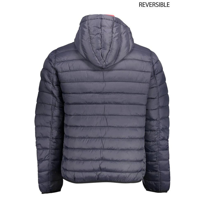 U.S. POLO ASSN. Blue Nylon Men's Reversible Jacket by U.S. POLO ASSN.