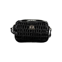 La Martina Black Polyethylene Handbag