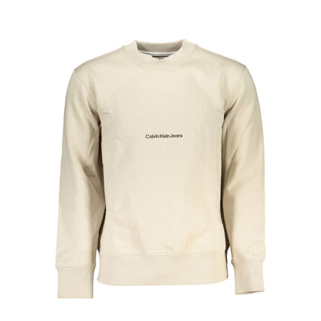 Calvin Klein Beige Cotton Men Sweater