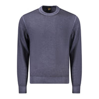 Hugo Boss Blue Wool Sweater
